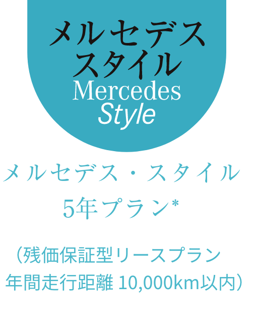 メルセデス・スタイル 5年プラン